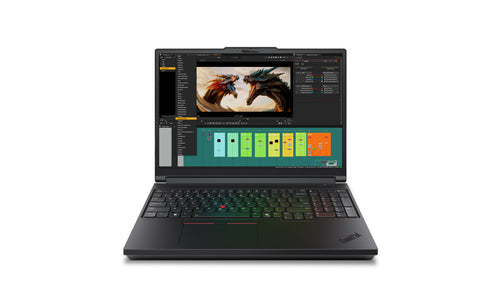 Lenovo ThinkPad P16 Gen 3 Intel Core Ultra 9 285HX Laptop 40.6 cm (16") WQUXGA 64 GB DDR5-SDRAM 2 TB SSD Wi-Fi 7 (802.11be) Windows 11 Pro Black